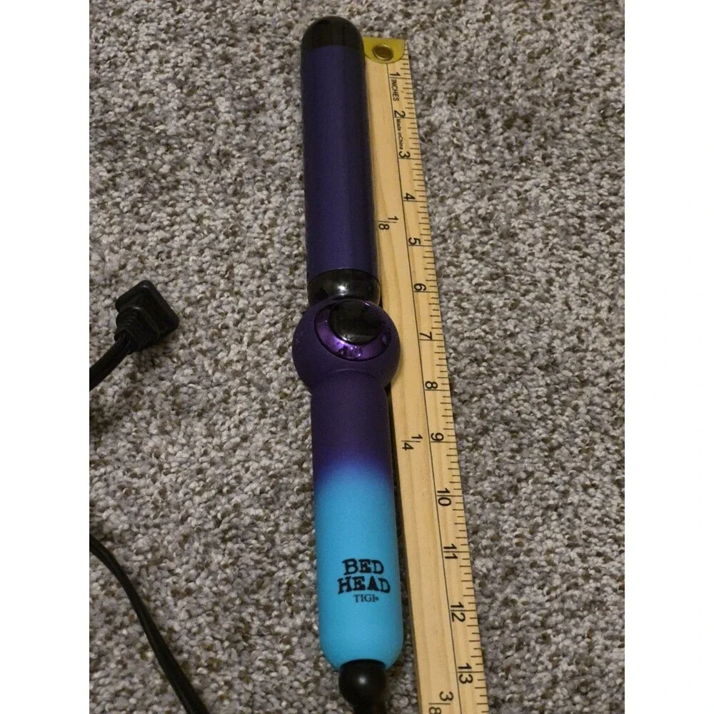 Bed Head Rough Volume Digital Hair Curling Wand 1-1/4 in Fast Heat Up